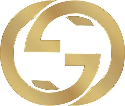 gucci gg logo gold hd transparent|Gucci logo transparent icon.